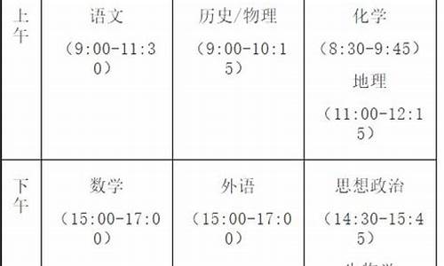 湖北中考高考时间_湖北中考高考时间安排表