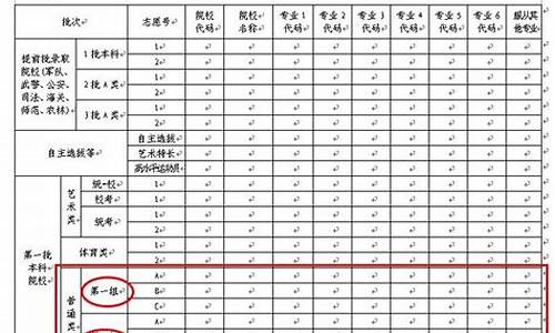 2013高考填报志愿指南_2013年高考志愿表