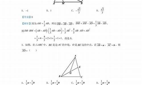 高考平面向量经典例题_高考文科数学平面向量