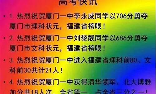 厦门双十2015高考成绩,厦门双十2020高考