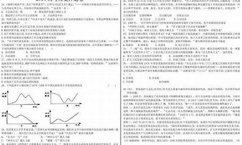 2015高考历史真题-2015年高考历史卷